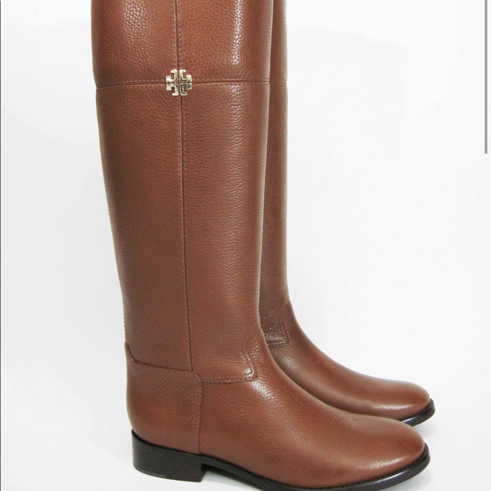 Tory Burch Jolie Riding Boots 10.5 wide foot/calf